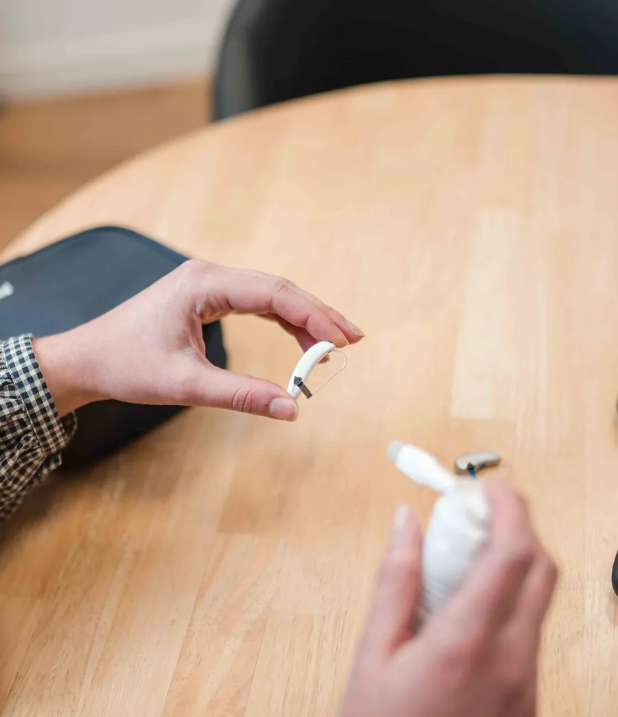 Entretien des appareils auditifs